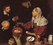 The Woman Fry eggs VELAZQUEZ, Diego Rodriguez de Silva y